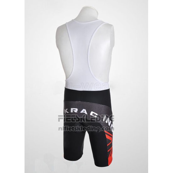 2010 Fietskleding Rock Racing Zwart en Rood Korte Mouwen en Koersbroek